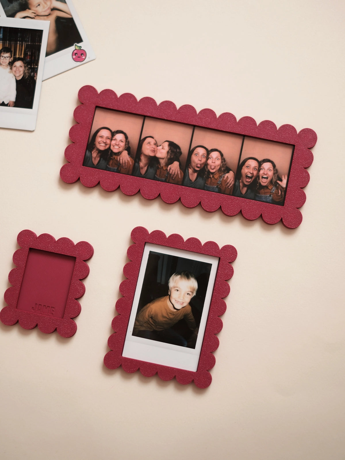 Cadre magnétique photomaton Suzanne