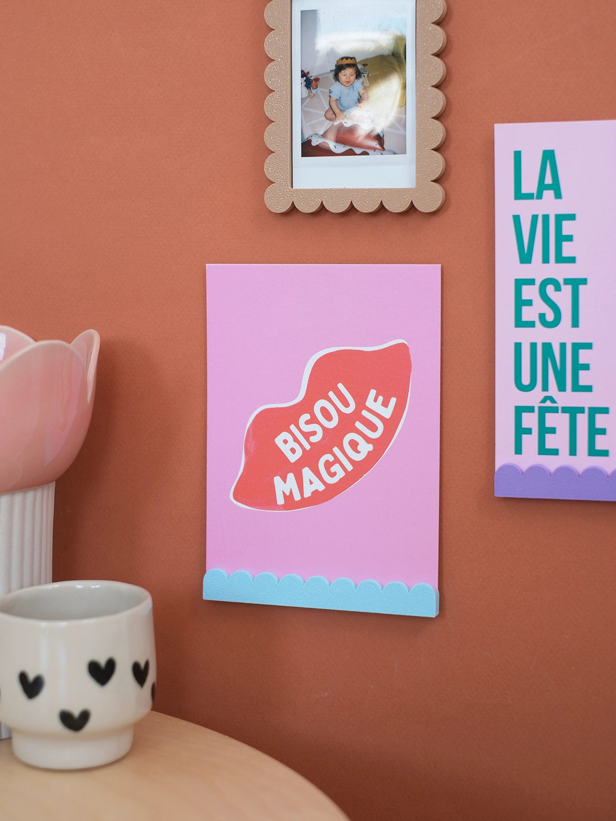 Support mural aimanté Suzanne 10,5 cm