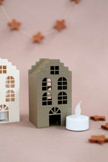Maison flamande toit crantelé - Petit format