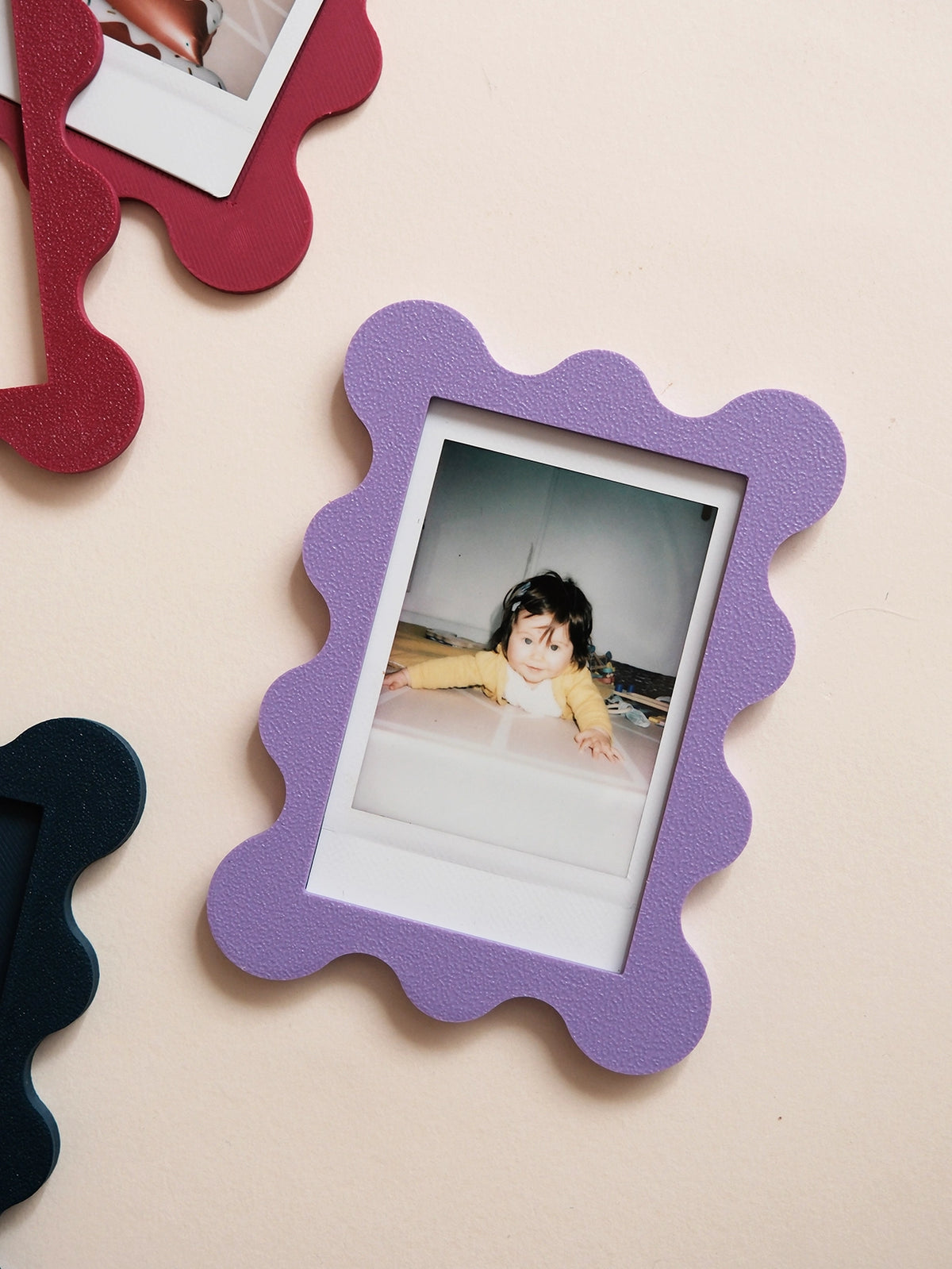 Cadre magnétique polaroïd Ninon - grandes vagues
