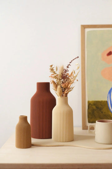 Grand vase Simone - fleurs séchées et stabilisées